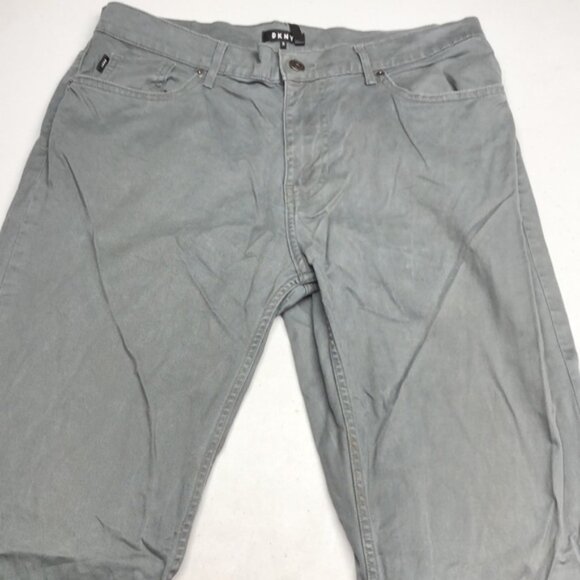 MENS DKNY GRAY STRAIGHT LEG JEANS 34x34 ⭐️ - Picture 9 of 11